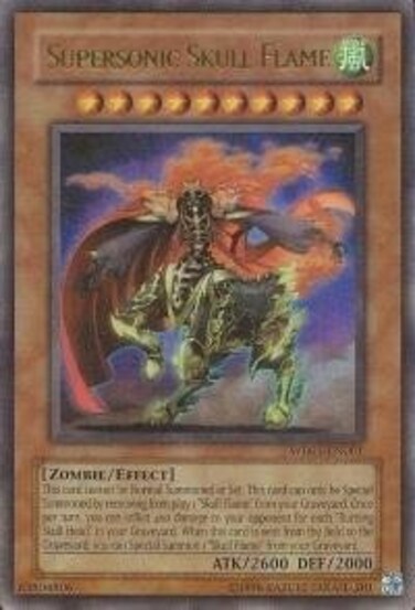 Yu-Gi-Oh! - Supersonic Skull Flame (WB01-EN001) - 5Ds Wheelie Breakers - Promo Edition - Ultra Rare