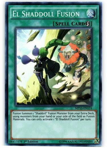 YU-GI-OH! - El Shaddoll Fusion (MP15-EN174) - Mega Pack 2015 - 1st Edition - Super Rare