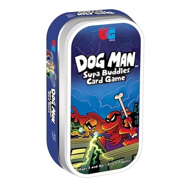 University Games, Dog Man Supa Buddies Card Game, Based on The Dog Man Books Series, for 2 to 4 Players Ages 5 and Up