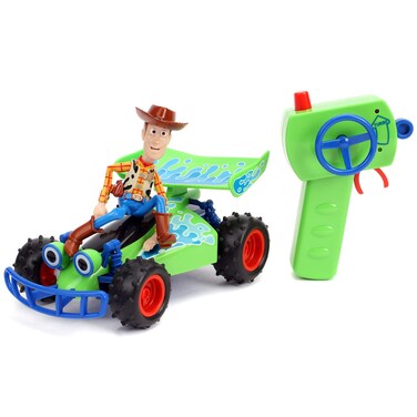 Jada Toys Jada Disney Pixar Toy Story 4 Turbo Buggy W/Woody Radio Control Vehicle, 2.4 Ghz, 1: 24