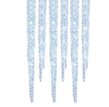GE Energy Smart Random Sparkle 20-Count 100 LED Twinkling Ice Crystal Icicle Set