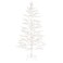 GE 21052HD 7 ft. White Winterberry Branch Tree with LED Lights