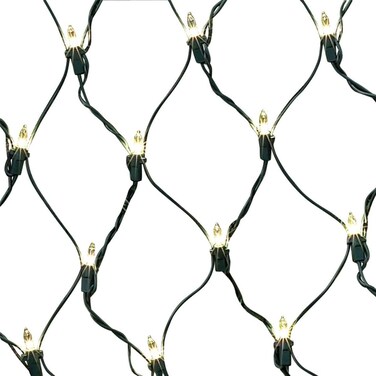 GE ConstantON 6-ft X 4-ft Constant White Incandescent Mini Plug-in Christmas Net Lights 62346LO