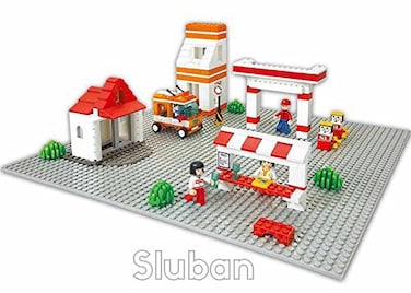 Sluban 40x40cm Base Plate - 1 Piece in Original English Box 100% Compatible - Building Blocks - Building Brick Educational Toy (M38-B0182)