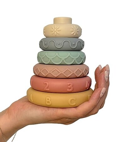 Mr. Pen- Stacking Rings Toy, 6 pcs, Stacking Toys, Stacking Rings, Baby Stacking Toys, Stacking Rings Baby Toy, Baby Stacking Rings, Ring Stacker Baby Toy, Baby Toy Rings