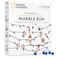 NATIONAL GEOGRAPHIC Magnetic Marble Run - 75-Piece STEM Building Set for Kids &amp; Adults with Magnetic Track &amp; Trick Pieces &amp; Marbles for Building A Marble Maze, STEM Project (Amazon Exclusive)