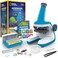 National Geographic Microscope for Kids - Science Kit with an Easy-to-Use Kids Microscope, Up to 400x Zoom, Blank and Prepared Slides, Gifts for 6 7 8 9 &amp; 10, STEM Project Toy (Amazon Exclusive)