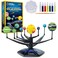 Blue Marble National Geographic Glow-in-The-Dark Solar System Model Kit for Kids - Build &amp; Paint a 3D Planetary Model with Movable Arms, STEM Projects for Kids Ages 8-12, Space Themed Bedroom Decor