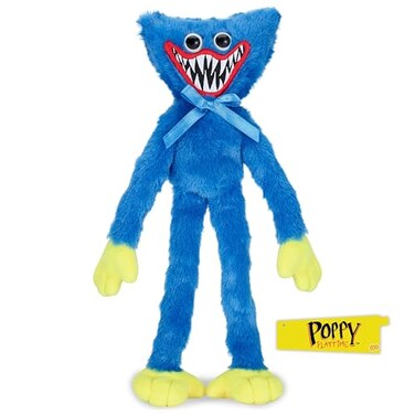 Poppy Playtime - Scary Huggy Wuggy Plush (14" Medium Plush, Series 1) [Officially Licensed]