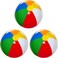 4E's Novelty Beach Balls [3 Pack] 24" Inflatable Beach Balls for Kids - Beach Toys for Kids &amp; Toddlers, Pool Games, Pool Toy - Classic Rainbow Color