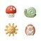 Itzy Ritzy Squirt Bath Toys - Set of 4 Water Squirting Bath Toy Characters