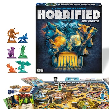Ravensburger Horrified: Greek Monsters - Cooperative Strategy Board Game   for Ages 10 and Up   Unleash Mythical Creatures   Engaging Family Game Night Entertainment