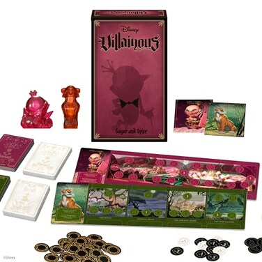 Ravensburger Disney Villainous: Sugar and Spite Family Strategy Board and Card Game for Ages 10 and Up