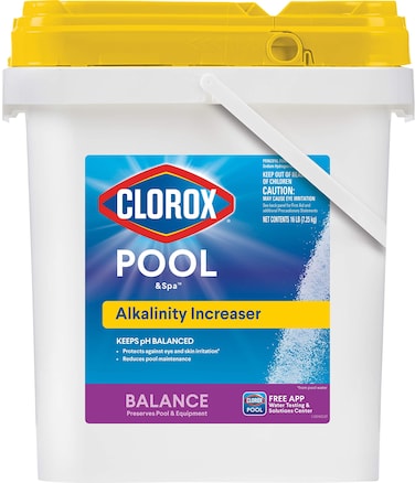 Clorox Pool &amp; Spa Swimming Pool Alkalinity Increaser, Keeps pH Balanced, 16LB (Pack of 1)