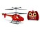 Marvel Avengers Iron Man IR Hero Pilot RC Helicopter, Red, 19.5 x 3 x 8