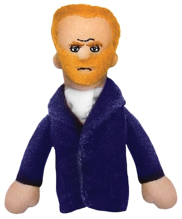 Vincent Van Gogh Plush Finger Puppet and Refrigerator Magnet - Toy for Kids or Adults