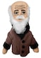 Charles Darwin Plush Finger Puppet and Refrigerator Magnet - Toy for Kids or Adults