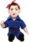 Rosie The Riveter Doll - 11" Soft Stuffed Plush Little Thinker