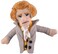 The Unemployed Philosophers Guild Thomas Jefferson Plush Finger Puppet and Refrigerator Magnet - Toy for Kids or Adults