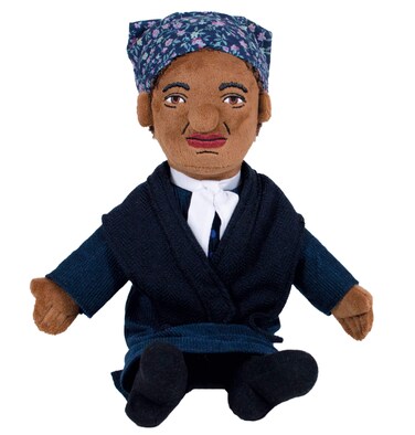 The Unemployed Philosophers Guild Harriet Tubman Doll - 11" Soft Stuffed Plush Little Thinker