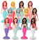 Mermaid Bath Toys for Toddlers Kids Girls - Princess Wind Up Tail Flap Floating Water Bathtub Toys, Swimming Pool Bathing Time Fun (6 Pack)