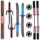 Liberty Imports Ninja Toy Weapons Kids Role Play Set with 2 Katana Swords, 2 SAIS, 2 Foam Nunchucks, 4 Shuriken and Bo Staff for Children Pretend Play Battles