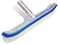 Swimming Pool Wall &amp; Tile Brush,18" Heavy Duty Vinyl Polished Aluminum Back Cleaning Brush Head Designed for Cleans Walls, Tiles &amp; Floors, Nylon Bristles Brush Head with EZ Clips (Pole not Included)