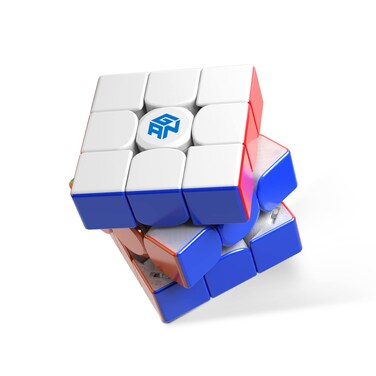 GAN 12 Maglev UV, 3x3 Stickerless Speed Cube Gans 56mm Magic Cube Puzzle Toys for Kids Teens Adults Holiday Stocking Stuffers Birthday Gifts, GAN Flagship(Primary Internal)