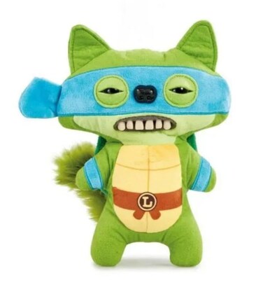 Fuggler toymonster Funny Ugly Monster Ninja Turtles Special delivery Nickelodeon Plush Figure Collection (Leonardo)