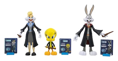 WB 100 Limited Edition - Looney Tunes X Harry Potter Mashup - Bugs Bunny, Lola Bunny &amp; Tweety Bird Action Figure 3 Pack