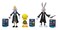 WB 100 Limited Edition - Looney Tunes X Harry Potter Mashup - Bugs Bunny, Lola Bunny &amp; Tweety Bird Action Figure 3 Pack