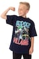 Lego Batman The Movie Boys Heroes Vs. Villains Character T-Shirt (Large) Navy Blue