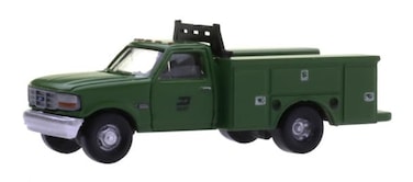 Atlas N Scale 1990s Ford F-250/F-350 Standard Cab Pickup Set Burlington Northern