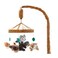 The Peanutshell Crib Mobile for Boys or Girls - Woodgrain Musical Baby Crib Mobile with 12 Lullabies, Whimsical Woodland Baby Whimsical Woodland Nursery Decor