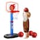 JOYIN Toddler Basketball Arcade Game Set, Adjustable Basketball Goal with 4 Balls for Kids Indoor Outdoor Play, Carnival Games, Christmas Birthday Gift for Boys Girls Age 1 and Up - Air Pump Included