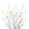 JOIEDOMI Christmas String Lights Indoor,100 Count Mini Warm Fairy Light,21.5FT Lighting Decor for Patio Dorm Classroom Bedroom Holiday Wedding Party Garland Birthday Festival Valentines Day,White Wire