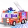 JOYIN LED Fire Truck Toy for Toddlers - LED Projections &amp; Sirens, Bump and Go Fire Engine Trucks with Mode Switch &amp; Volume Control, Boys&amp;Girls Firetruck, Kids Birthday