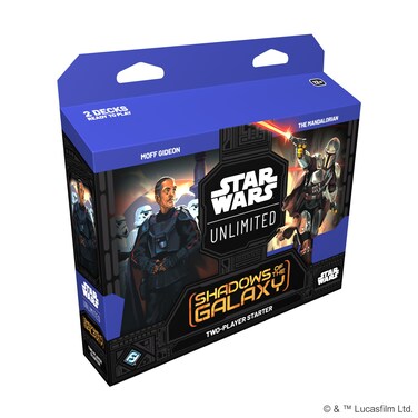 Star Wars: Unlimited TCG Shadows of The Galaxy Starter Set - Master The Galaxy! Fast-Paced Trading Card Game for Kids and Adults, Ages 12+, 2 Players, 20 Minute Playtime, Made by Fantasy Flight Games