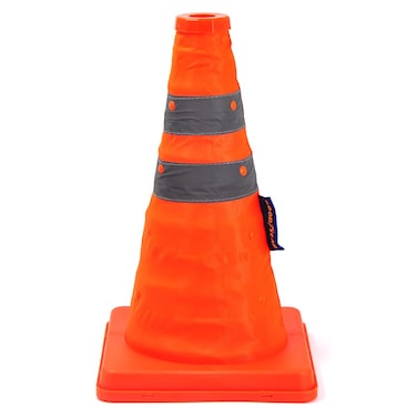 Goodyear 12-Inch Collapsible Pop Up Safety Cone Traffic Pylon Multi Purpose Reflective Safety Cone Orange Cone for Parking