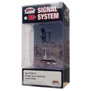 Atlas Type G, Double Head Signal - HO Scale