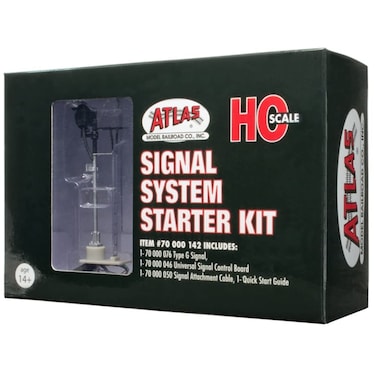 Atlas Signal System Starter Set - HO Scale, 0.5 Liters, Black