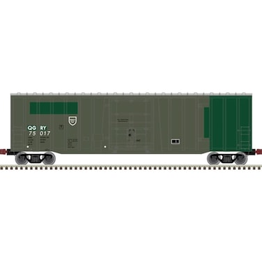 Atlas HO Scale NSC 5111 50' Plug-Door Boxcar Quebec Gatineau(Green/White) #75130