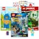 Lego Books with Mini Figure for Kids - Bundle with 3 Lego Activity Books with Mini Lego Toys Featuring DC Super Heroes, Ninjago, More Plus Stickers   Lego Book with Minifigure