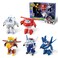 Super Wings - 5" Transforming 5-Pack Jett, Paul, Todd, Astra and Agent Chase   Airplane Toys Action Figures   Preschool Toy Plane for 3 4 5 Year Old Boys and Girls   Birthday Gifts for Kids , Red
