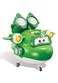 Super Wings - 6'' Deluxe Transforming Supercharged Mira Airplane Toys   Plane to Robot   Toy Plane Vehicle Gift for Preschool Kids 3 4 5 year old Boys Girls   Light and Sound Effects, Green