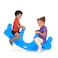 Simplay3 Rock and Roll Teeter Totter Seesaw - Rocking Fun for Two Toddlers or Kids Ages 18 Months to 5 Yrs- Sapphire, Made in USA