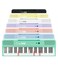 The ONE Smart Keyboard COLOR 61 Lighted Keys Piano Keyboard, MIDI Electric Piano for Beginners with 256 Tones, 64 Polyphony, Built-in LED Lights and Free Apps (Green)