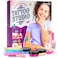 Temporary Shimmery Tattoo Studio Kit for Kids - Glitter &amp; Metallic Fake Tattoos for Girls - Birthday Gift Ideas for Girl - Best Craft Kits Toys Stuff for Ages 6, 7, 8, 9, 10, 11 Year Old - Cool Gifts