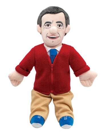 The Unemployed Philosophers Guild Mister Rogers Doll - 12" Soft Stuffed Plush Little Thinker, Officially Licensed