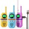 Inspireyes Walkie Talkies for Kids Rechargeable, 48 Hrs Working Time 3 Miles Range 22 Channels 2 Way Radio, Birthday Gifts for Boys Girls,Family Games Outdoor Hiking Camping,3-12 Years Old Toys 3 Pack